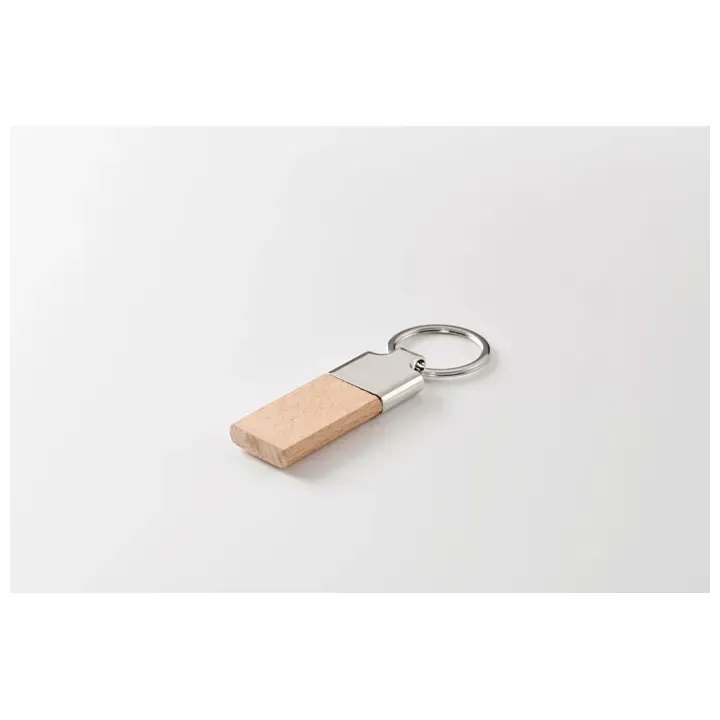 Key ring with rubber wood - MO2484 (MOCN#40)